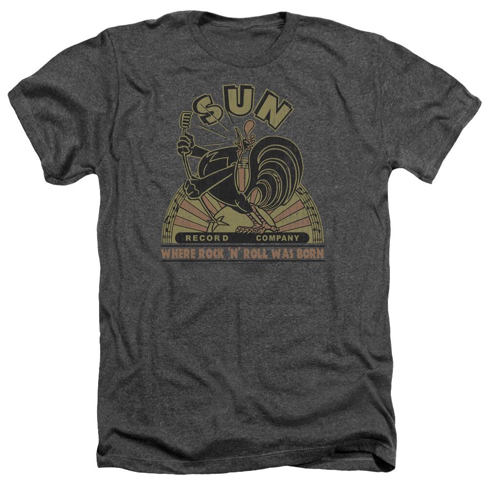 SUN RECORDS SUN ROOSTER Licensed Adult Men s Heather Band Tee Shirt SM-3XL Unisex T-Shirt M