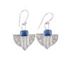 Natural Tanzanite Gemstone 925 Sterling Silver Jewelry Handmade Earrings 1.19" EE-65-5
