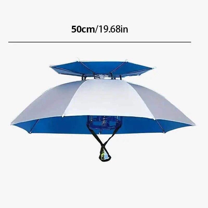 1 buc capac de umbrelă cu strat dublu argintiu, umbrelă pliabilă pentru exterior pentru bărbați și femei, instrumente de exterior