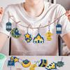 10pcs Eid Mubaraks Hanging Pendants Ramadans Kareems Decorations For 2024 Home Islamic Muslims Eid Alfitr Festival