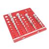 34PCS Screw Nut and Bolt Thread Checker Aluminum Alloy High Accuracy Bolt Nut Measuring Tool