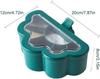 Kitchen Seasoning Box Creative 6 Compartment Spice Pots Condiment Jars Salt Pepper Storage Box Container with 6 Spoon