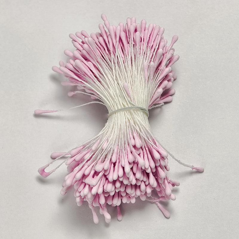 2mm Matte Stamen Hair DIY Accessories: Round Flower Center for Handmade Ornaments