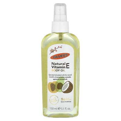 Palmer's, Natural Vitamin E Body Oil, Fragrance-Free, 5.1 Fl Oz (150 Ml)