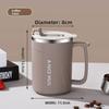 Stainless Steel Insulated Coffee Cup 500ml Thermos Cup Durable Milk Coffee Mug  Student