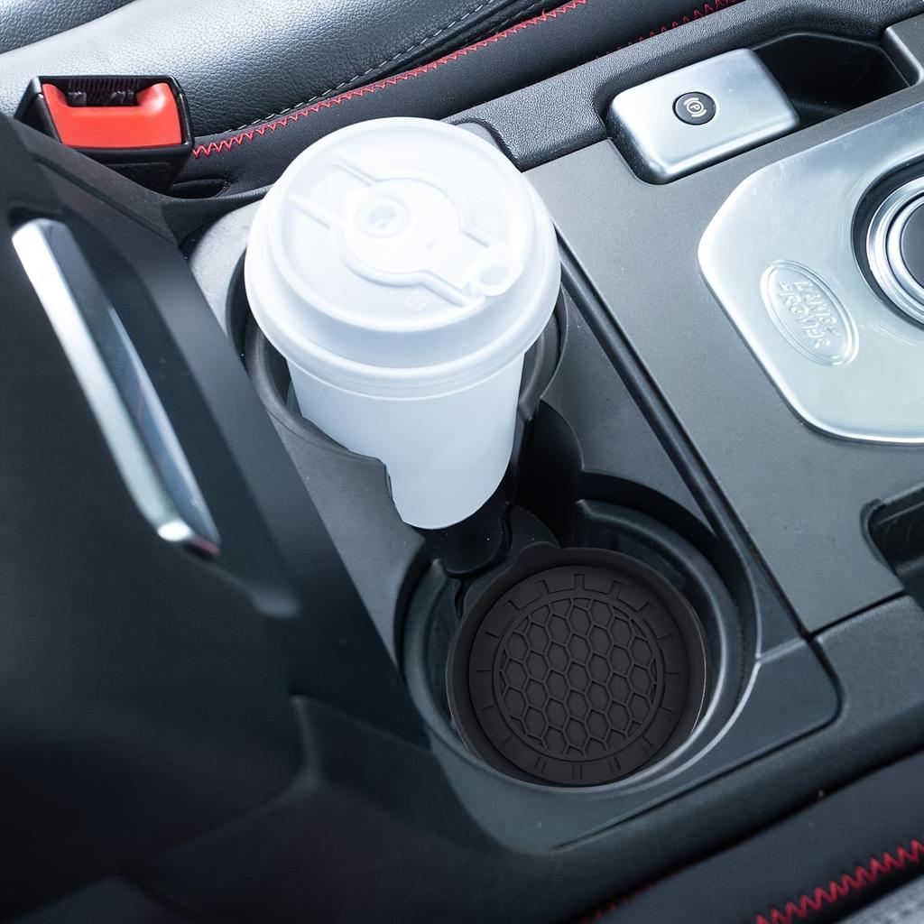 2pcs Car Cup Holder Coasters, Silicone Cup Holder Inserts, Universal Anti-Slip Cup Holders, Auto Parts Interior Trim Men's and Women's Interior Sets
