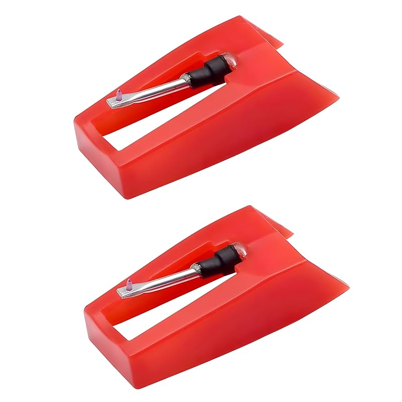 

2 pieces Hoshikou Record needle for Denpa voice recorder record needle replacement needle Versos for multi record player cartridge Compatible with