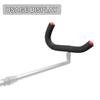 1pc Carp Fishing Tool Bent Feeder Rod Rest 26cm/36cm With 3/8″ BSF Alu Alloy Ripple EVA To Protect Feeder Fishing Rod Accessories