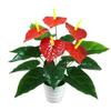35/50CM Artificial Red Palm Plant Lifelike Fake Plants Artificial Palm Fronds  Home Garden Decor