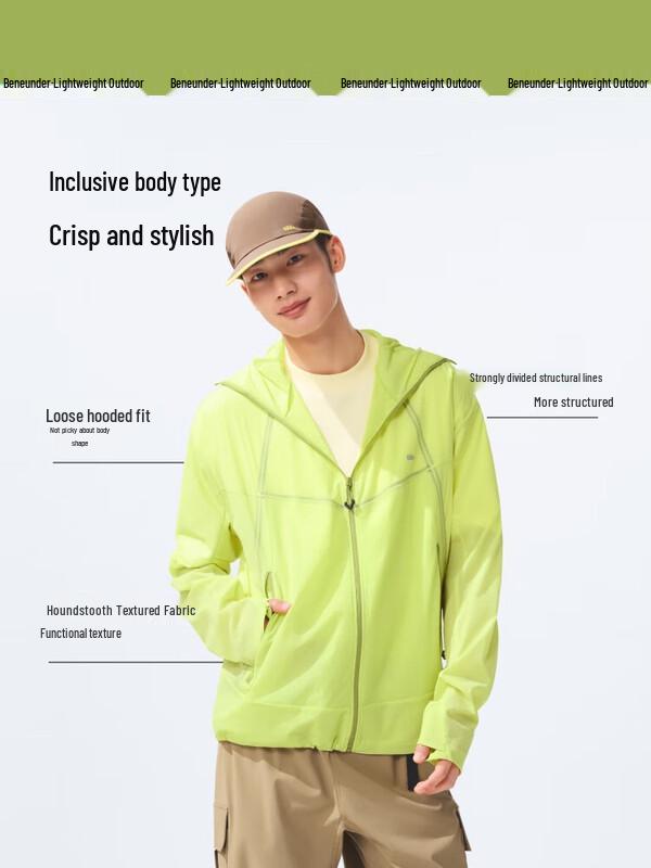 Sous la veste légère de protection solaire pour homme WR938