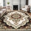 Velvet/nylon style gray coffee shop decorative floor mat, not only warm but also beautifies the space, multifunctional Persian design - soft and