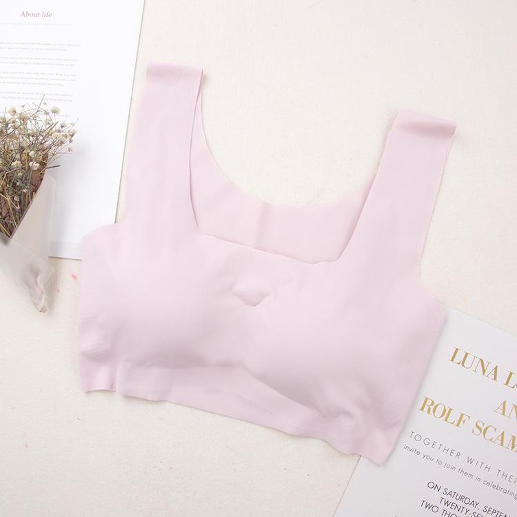 Japanese Anxin Seamless Sleeping Bra - Steel-Free, One-Piece, Plus Size, Back-Smoothing Sports Underwear for Women