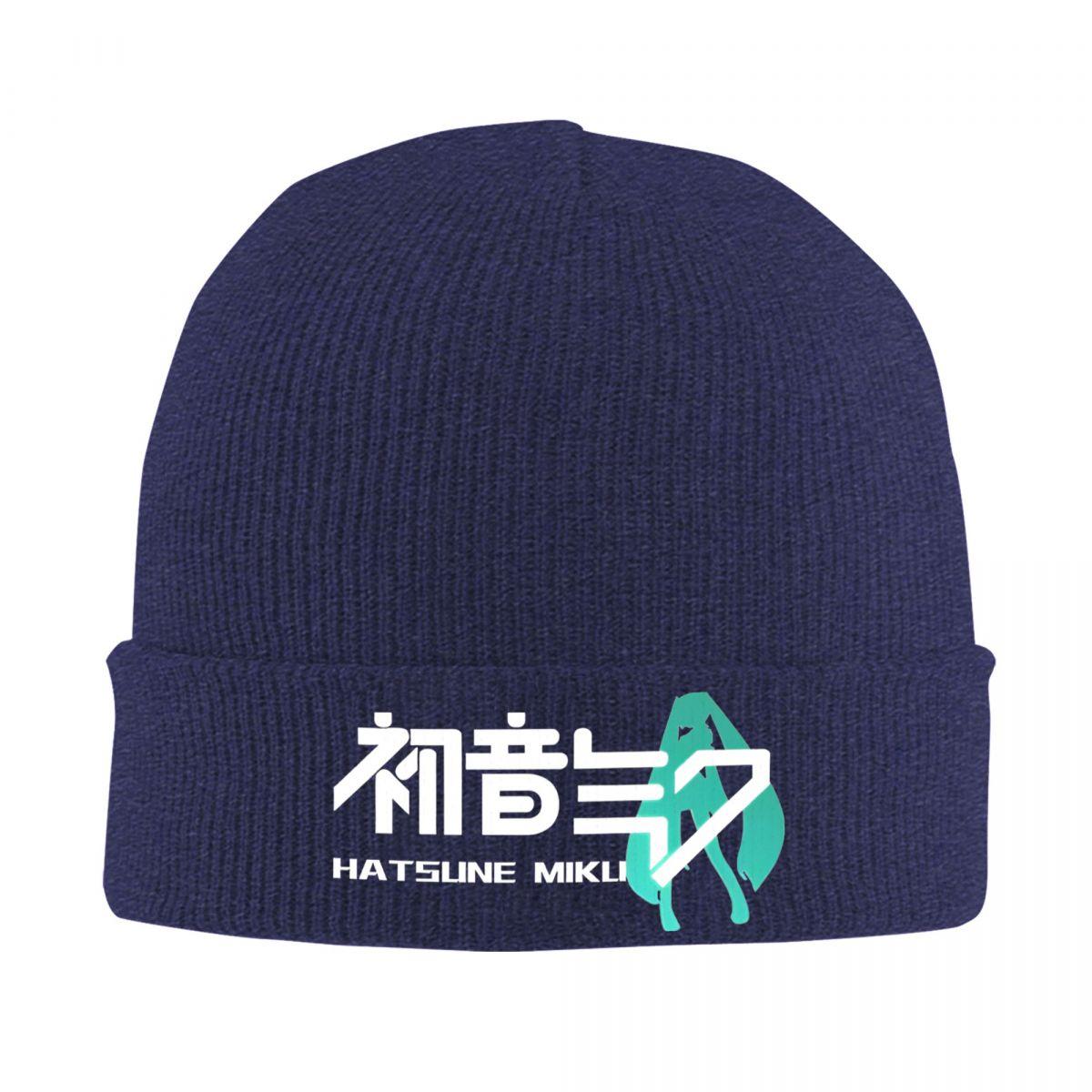 

Miku Virtual Idol Japanese Anime Fans Knitted Hat Women s Men s Beanies Autumn Winter Hat Acrylic H-HATSUNE Casual Cap One Size