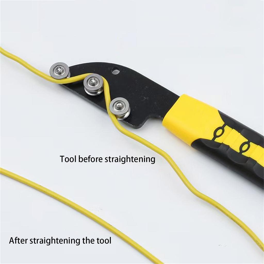 Metal Wire Straightener Nonslip Handle Soft Wire Straightening Angle Adjuster Terminal Paralleling Straightener