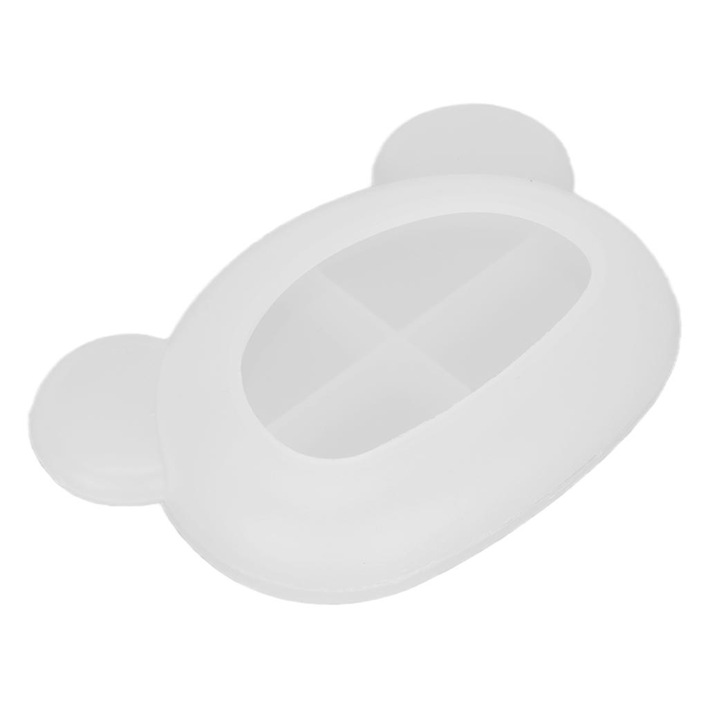 Bear Head Tray Resin Molds Irregular Storage Silicone Molds for DIY Soap Dish Home Decoration