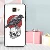 Crow Raven Dark Skull Case For Samsung Galaxy J7 J5 J3 2017 J1 A3 A5 2016 A9 A7 A6 A8 J8 2018 J6 J4 Plus Cover