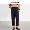 JOY SPEAKER Women's Winter Thickened Loose Straight-Leg Casual Pants