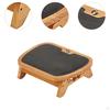Foot Rest for under Desk at Work Stool Ergonomic Wooden Sturdy Non Slip Footrest Footstool