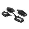 Side Mirror Replace Covers 51168746847, 51168746848 Black ABS Material Non Interference Folding Function