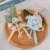 Elegant Rose Boutonniere Corsage with Pin Artificial Flowers for Wedding Celebrations Anniversary Stylish Gatherings