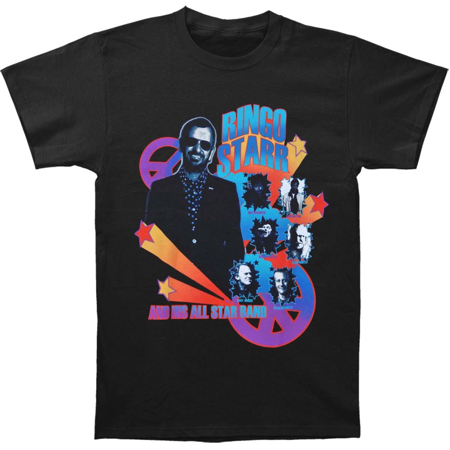 Men s Ringo Starr 2010 Tour Slim Fit T-shirt Medium Black M