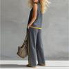 Clothes Women's Fashion Suit Simple Casual Top Pants Sports
