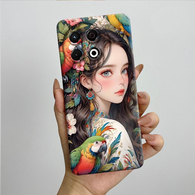 For Tecno Spark 30 Pro KL7 Phone Case 30Pro 4G Cover Soft Silicone Sweet Painted Shell Cartoon Funda Lovely Printed Casing Coque