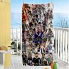 Juventus Customizable Name Beach Towel Super Soft & Absorbent Portable for SwimmingBeachCamping Travel Beach AccessoriesGym