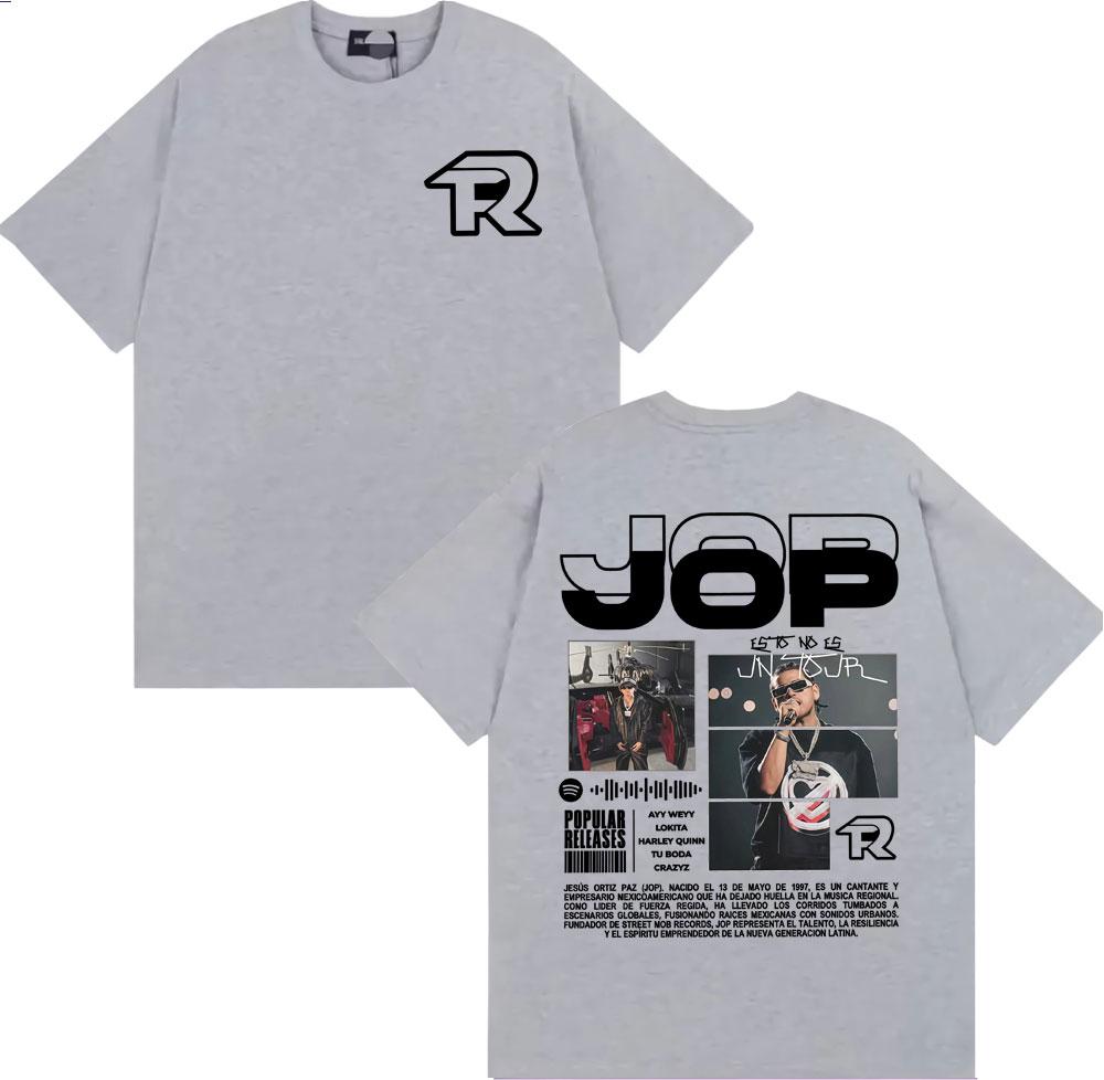 2025 Summer Fuerza Regida Jiang Peng Perono Tee Enamores Tour Tshirt Mens Fashion Oversize 100 Cotton Tshirt