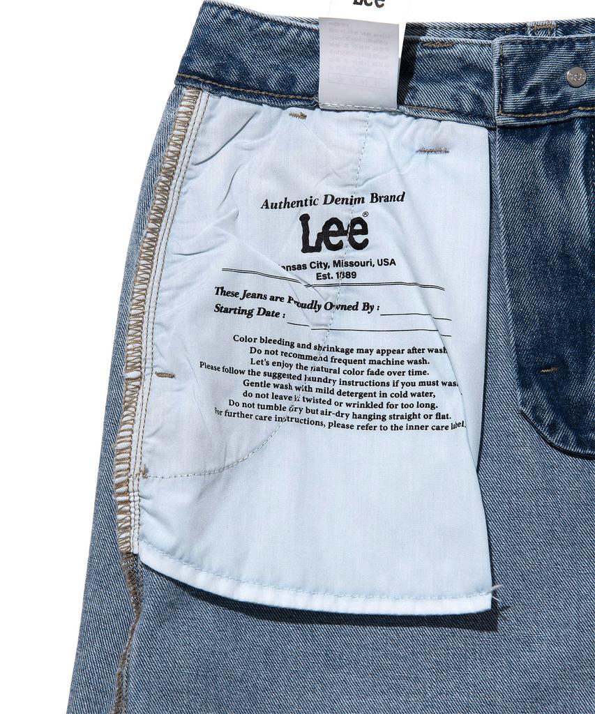 Lee Women Painter Denim Mini Skirt Indigo Light