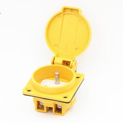 XIONGDA 16A 250V IP44 Waterproof French Industrial Power Socket (10KW)