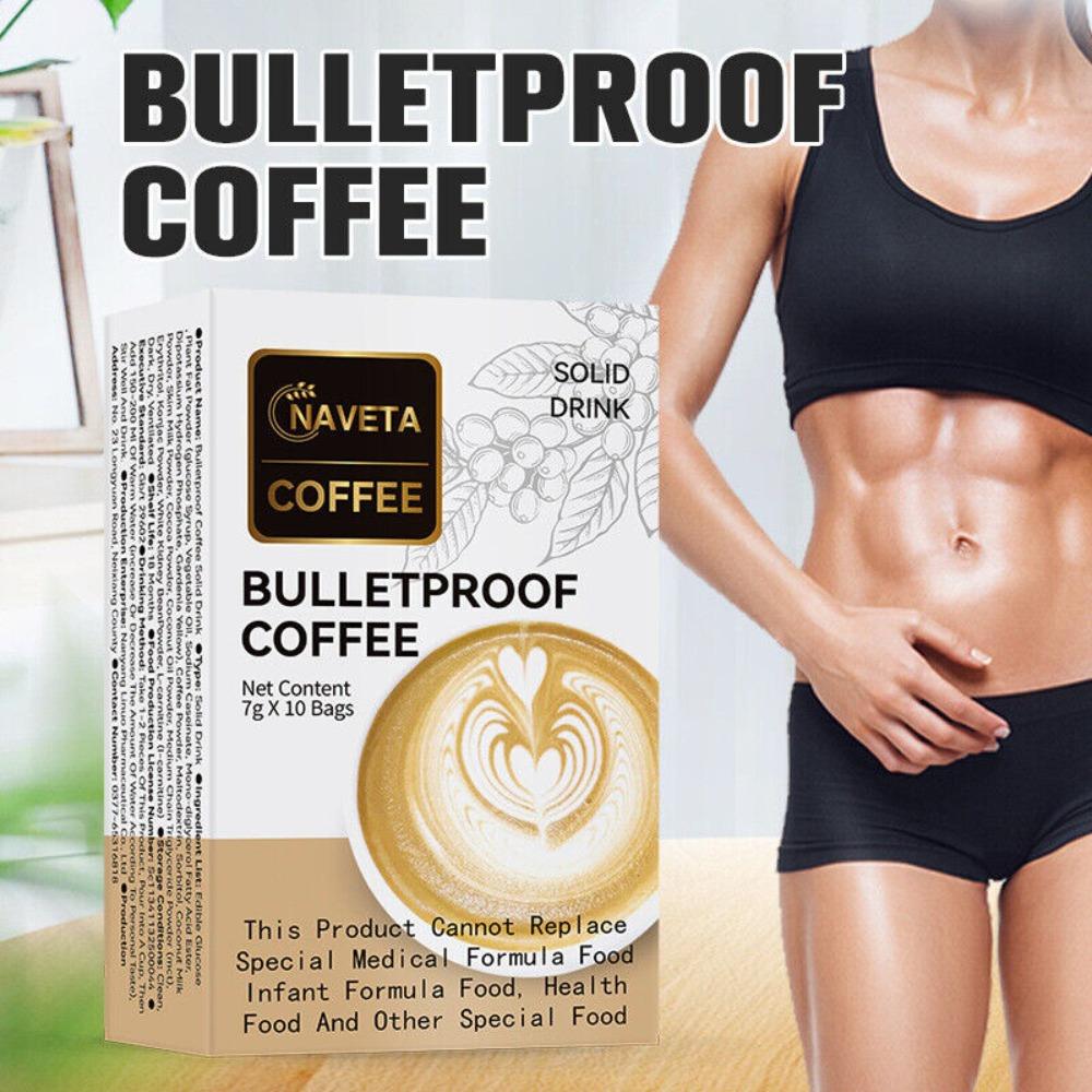 7g*10bags Light Fast Full White Coffee Bulletproof Coffee Healthy Energy Drink