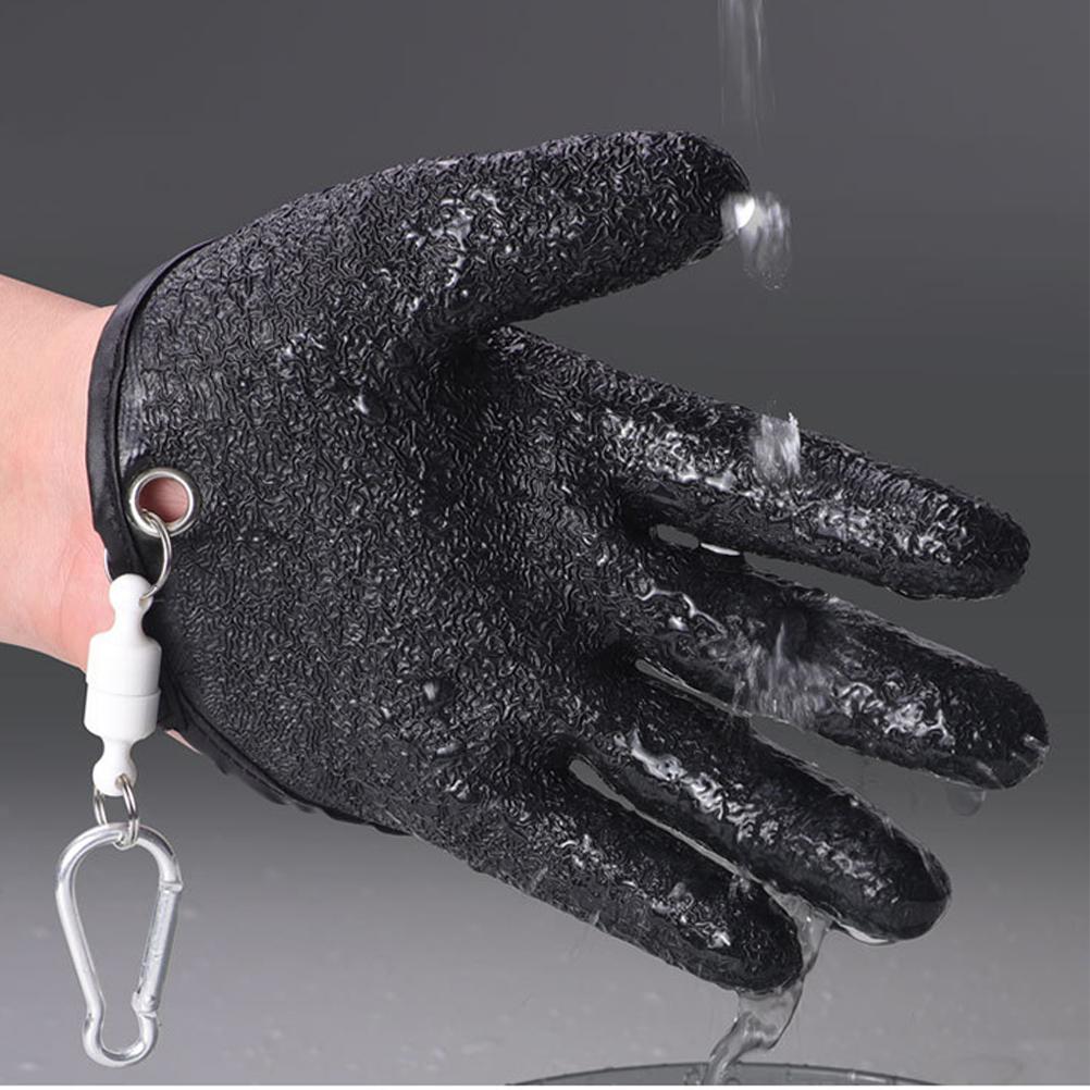 1 pcs Fishing Puncture Proof Gloves with Magnet Release Professional Waterproof Anti Slip Fish Landing Glove