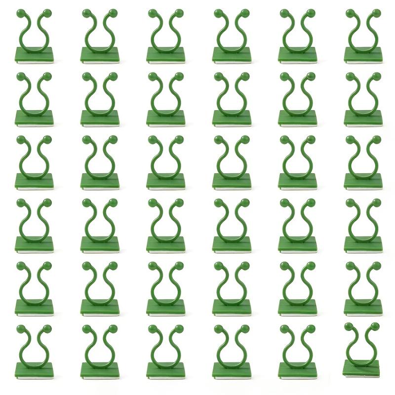 40pcs Self-Adhesive Plant Climbing Wall Hooks Wall-Climbing Tool Fixing Vine Clips Vine Support Brackets Gardening Accessories