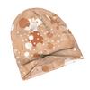 ZLIENSZUS Adult Knit Hat with Sepia Abstract & Line - Modern Minimalist Suitable for Weekend Errands, Everyday City Wear, Casual Outfits - Stylish Pat