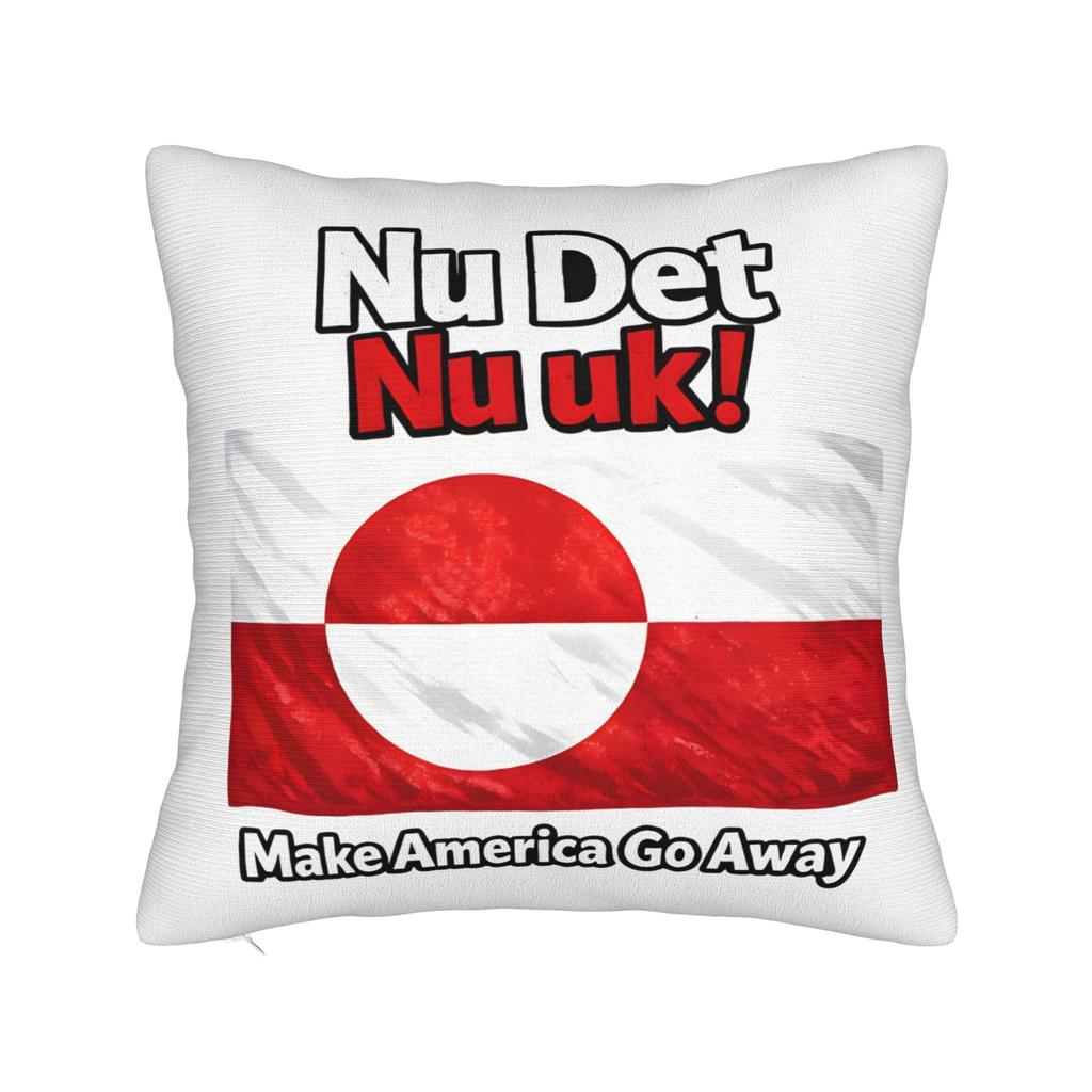 MAGA Greenland Bear Square Pillow Cases Cushion Covers Creative Zipper Decor Throw Pillow Case Cover for Car 40x40cm