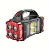 USB Rechargeable Hand-held Spotlight Flashlight, LED Emergency Flashlight, Searchlight