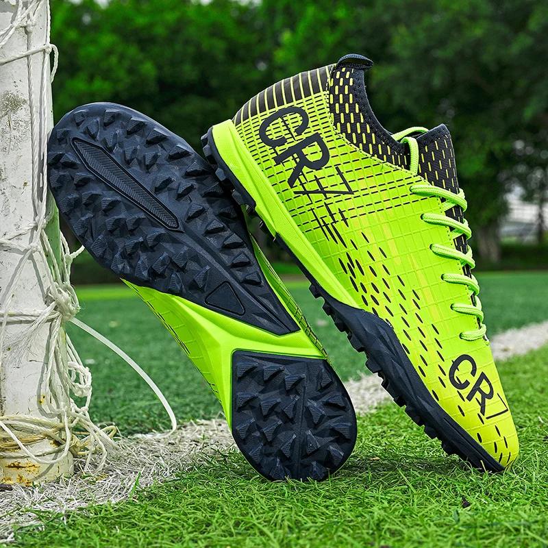 Men TF/AG Society Cleats Soccer Shoes Original Young Football Boots for Boys Pro-Quality Indoor Football Field Boots Sneakers Match Fast