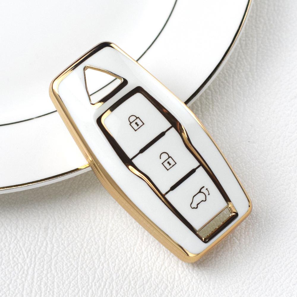 3 4 Tasten TPU Auto Remote Key Shell Fob Halter für Mitsubishi Outlander 2023 2022 Auto Smart Key Case Abdeckung Zubehör