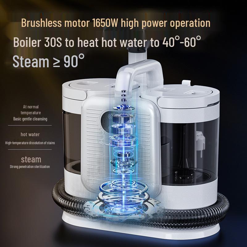 C988 Steam Fabric Cleaning Machine for High-Temperature Sterilization - Ideal for Carpets, Curtains, Mattresses, and Sofas.