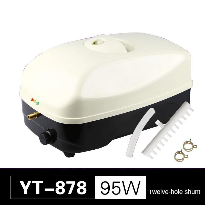 High Power Fish Tank Oxygen Air Pump Aquarium AC/DC Dual Purpose Aerator Pump Aquaculture Silent Oxygenator