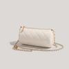 Bag Women'S Niche Texture Small Fragrant Wind Rhombus Chain Small Gold Ball Cylinder Bag Single Shoulder Crossbody Pen Holder Pillow Bag Tide