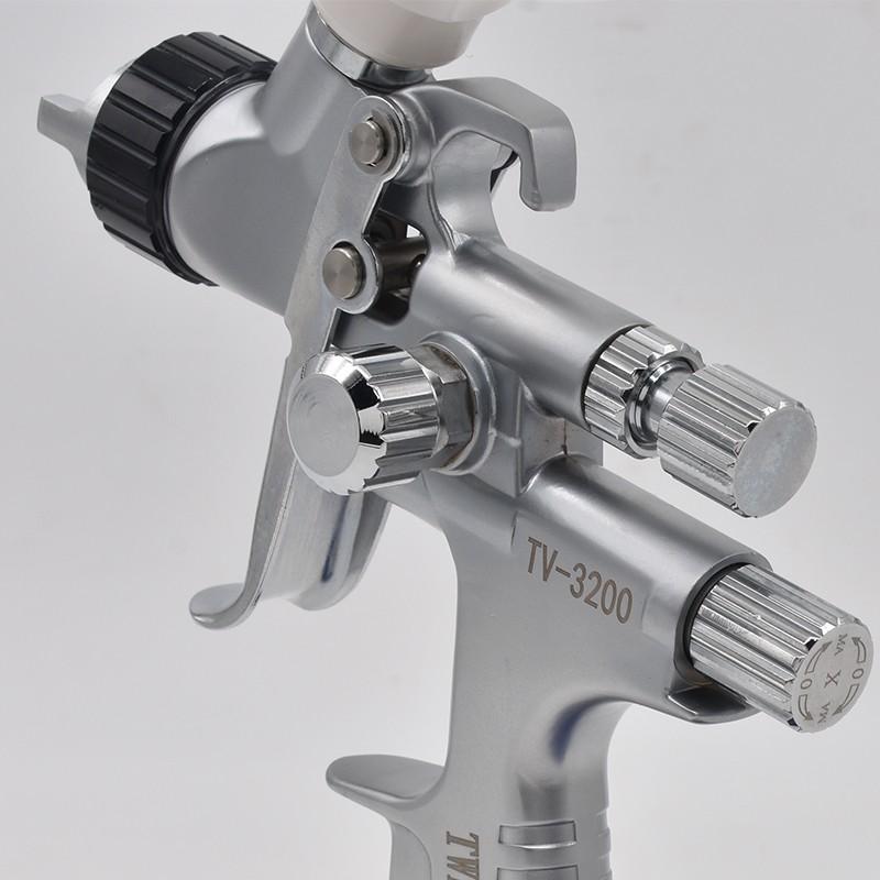 High Quality Spray Gun 0.8mm/1.0mm Nozzle Gravity Pneumatic Professional Sprayer 250cc Plastic Cup Car Painting Paint Airbrush