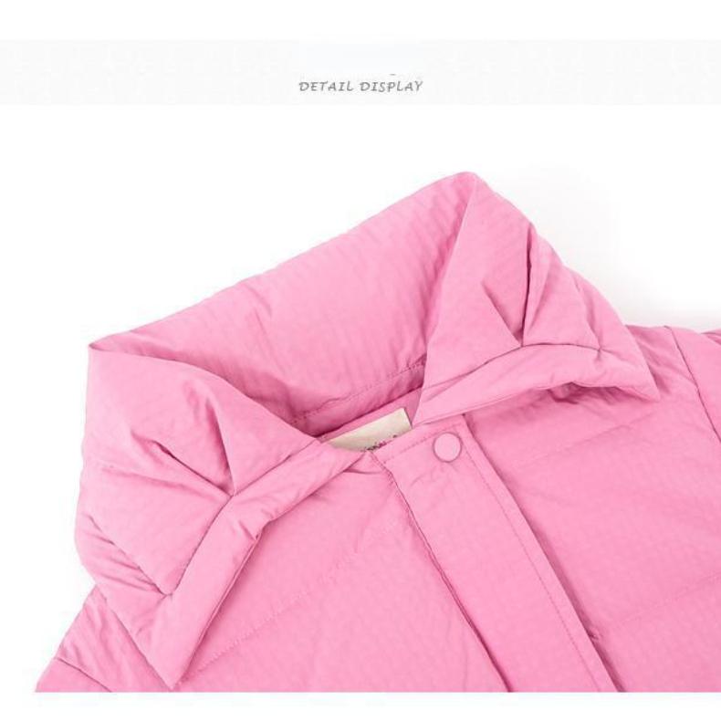 Princess Girl Cotton-Padded Jacket Mid-Length Cotton-Padded Coat Thick Warm Winter Clothing Down Cotton-Padded Coat