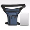 Men Fanny Pack Adjustable Leg Side Bag with Multiple Pockets Large Capacity Waist Pouch for Motorcycle Cycling Traveling