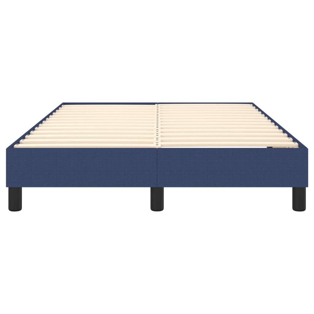 Box Spring Bed Frame Blue 120 x 200 cm Fabric