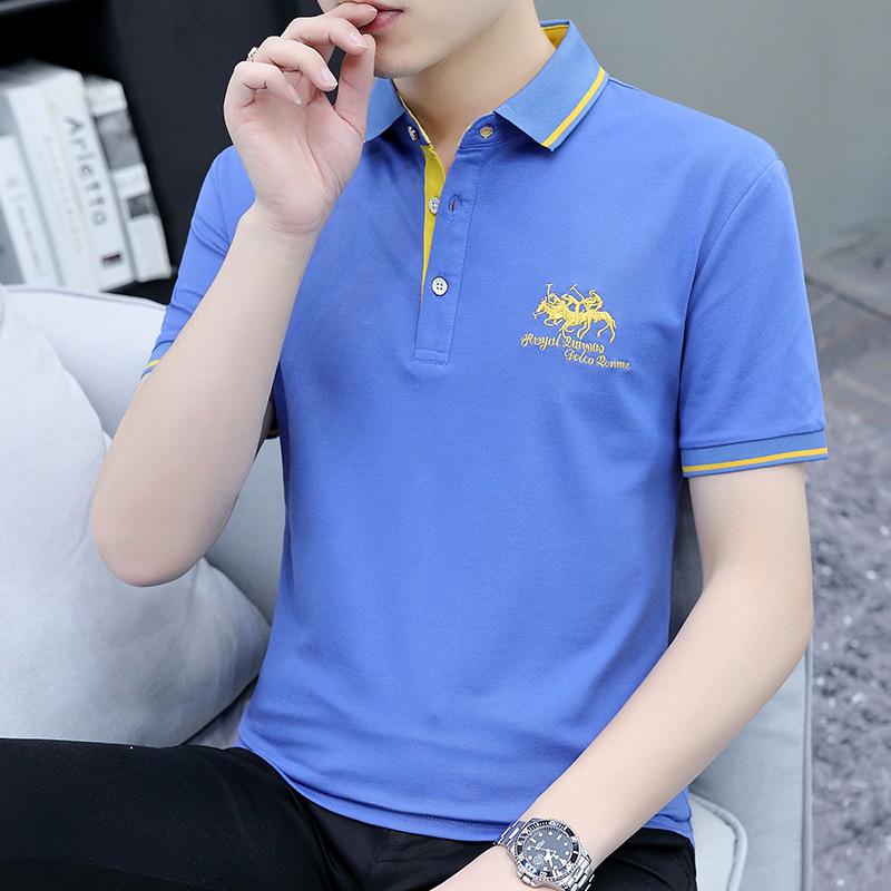 2026 Men's Short Sleeve Polo T-Shirt, New Style Lapel Casual Top