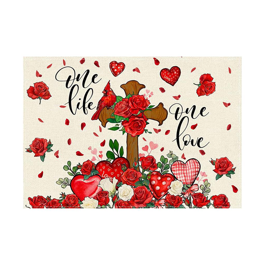 Podkładki na Walentynki, Dekoracje na stół kuchenny, Dekoracje na przyjęcie walentynkowe, Dekoracje rocznicowe, Podkładki kuchenne