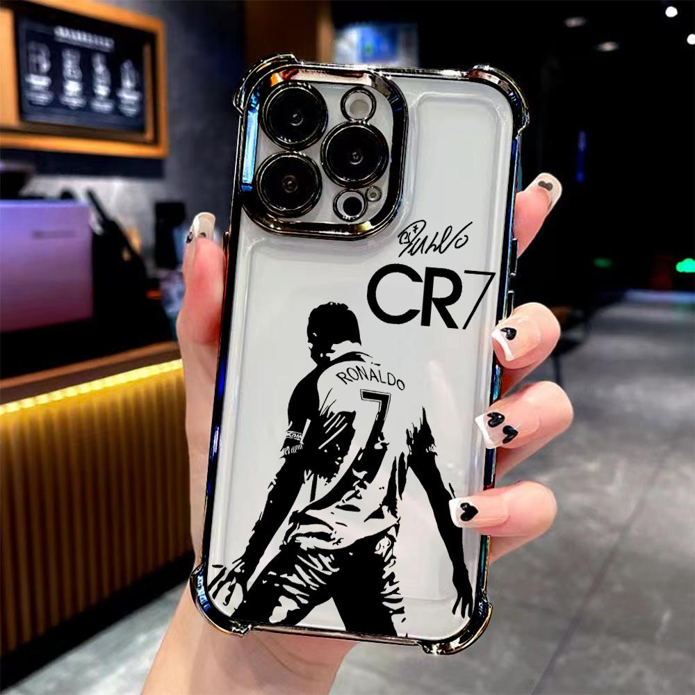 

Famous football players C-CR7 Plating Phone Case For Xiaomi Redmi 15 A3 15C 14C 13C K50 A1 Note 15 14 13 12 12s Pro Plus 4G 5G Redmi Note 14 4G