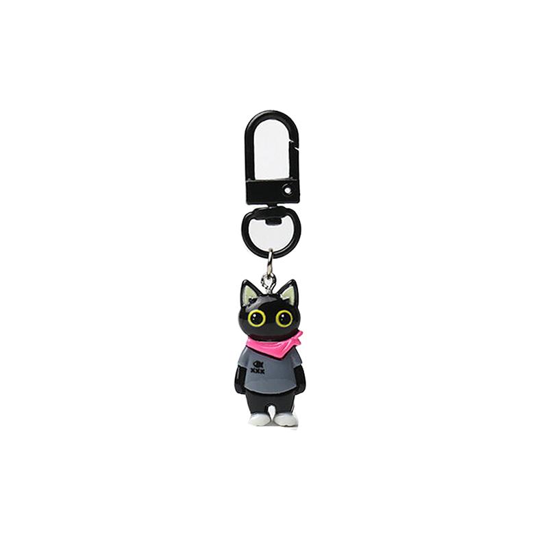 Kawaii Lovely Versatile Cat Keyring Cartoon Cat Keychain Pendant  Cute Backpack Hanging Ornaments Accessories Gifts